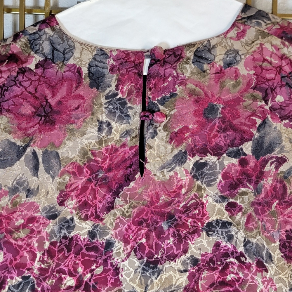 VINTAGE EJ Harper Floral Blouse size 14